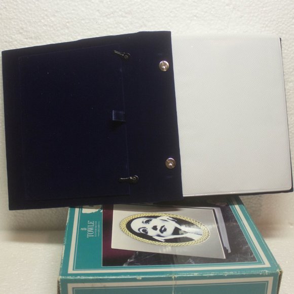 Vintage Towle Silversmiths Two Tone Silver/Brass Finish Album Frame - Picture 4 of 6